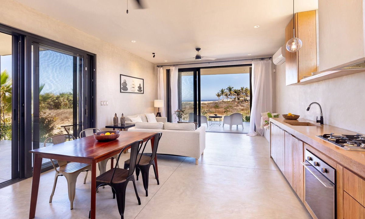 Todos Santos Apartment | Beautiful 1st Story Front-Row Beach Located Condo with Unobstructed Ocean Views