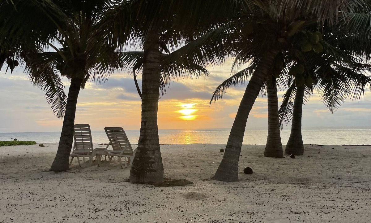 Mahahual Villa | Beautiful home w/private white sand beach on the Caribbean; a/c in every room!