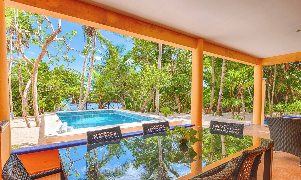 Soliman Bay House | Bright and airy beachfront villa located in Soliman Bay with a New Pool