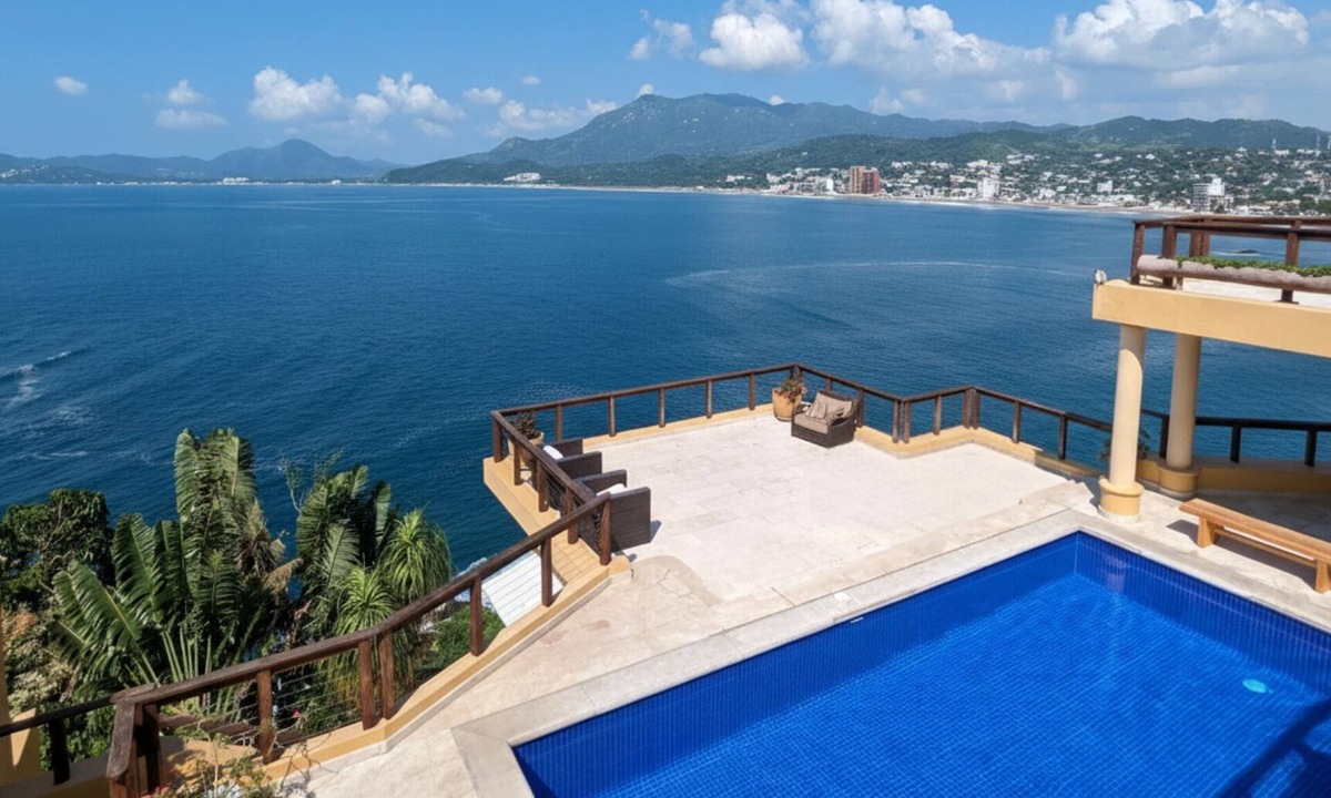 Peninsulas de Santiago Villa | Clifftop Luxury: 180° Ocean Views, Private Pool, Beach Access, Sleeps 12
