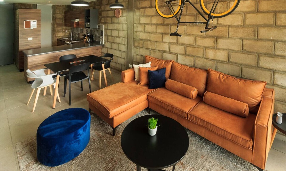 Downtown Guadalajara Apartment | Comfortable Loft w/Terrace, Gym & Coworking | 2 BD | Tribu Colon