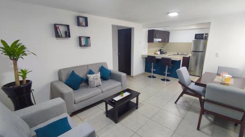 Agricola Oriental Apartment | Depa Balcones cerca Estadio GNP, Palacio de los Deportes, Autódromo HR y Aeropuerto CDMX