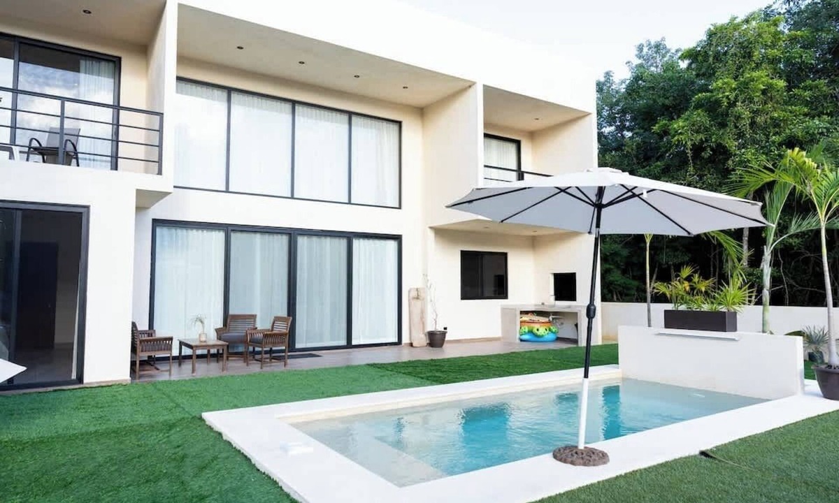 Xpu-Ha House | Family Villa w/Private Pool + Rooftop BeachClub
