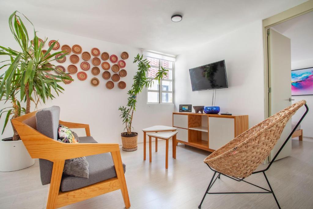 Churubusco Apartment | Green City Coyoacán Depto Completo