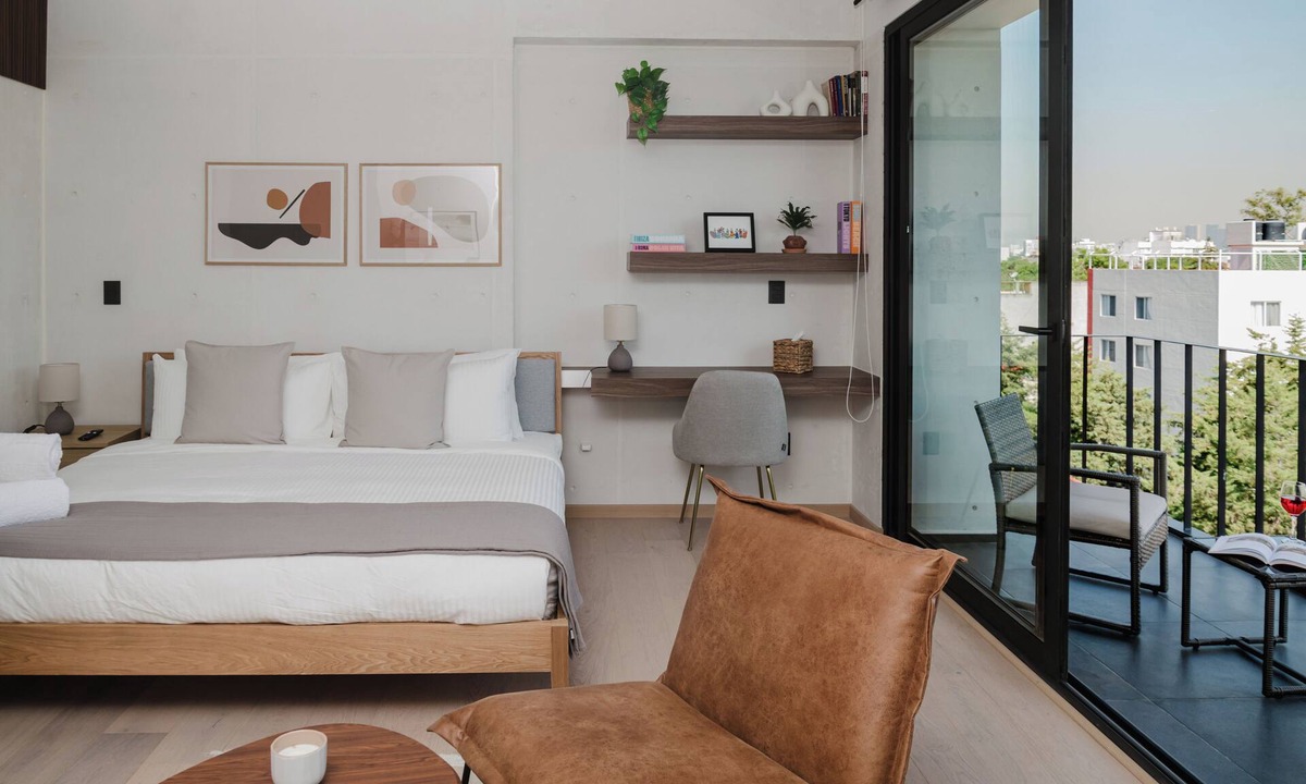 Roma Sur Apartment | Luxury and comfort in the heart of Roma Sur. Modern loft with king-size bed, Smart TV, fast WiFi, beautiful balcony and fully equipped kitchen. Perfect for professionals and travelers seeking for a great experience.