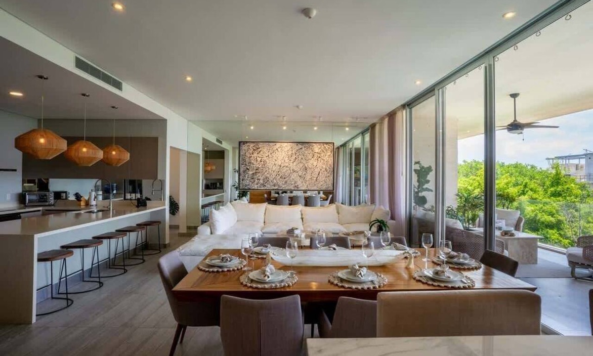 Playacar Apartment | Luxury Condo | 3BR | Private Rooftop Pool | GYM