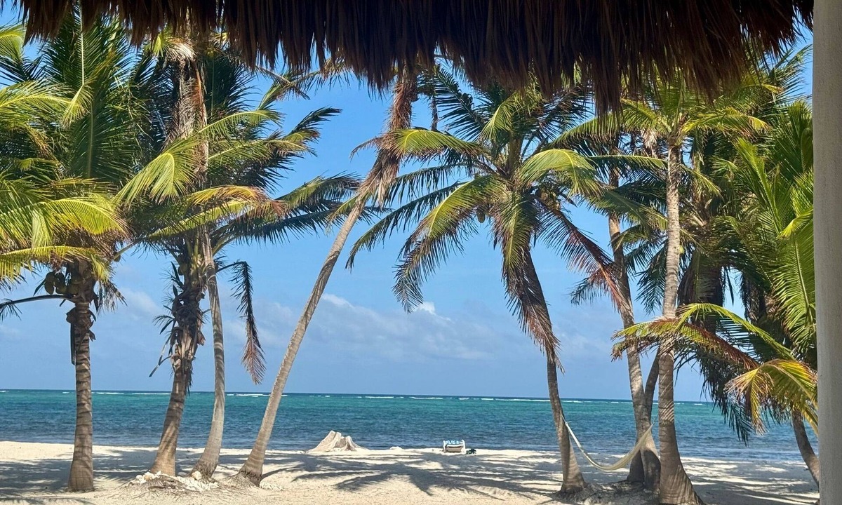 Majahual House | Oceanfront Villa: Casona Palms on Private Beachfront