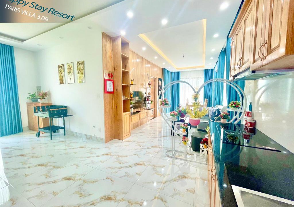 Xuyen Moc Villa | Paris Villa - Happy Stay Resort có công viên nước Tropicana Park và suối khoáng nóng Minera Bình Châu