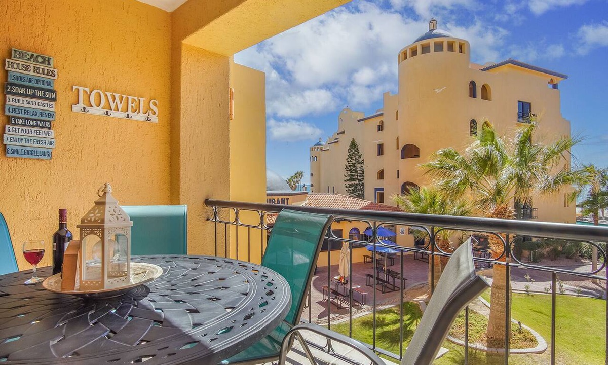 Puerto Penasco Condo | Princesa Resort D-208 Living Water Clean Spacious Condo