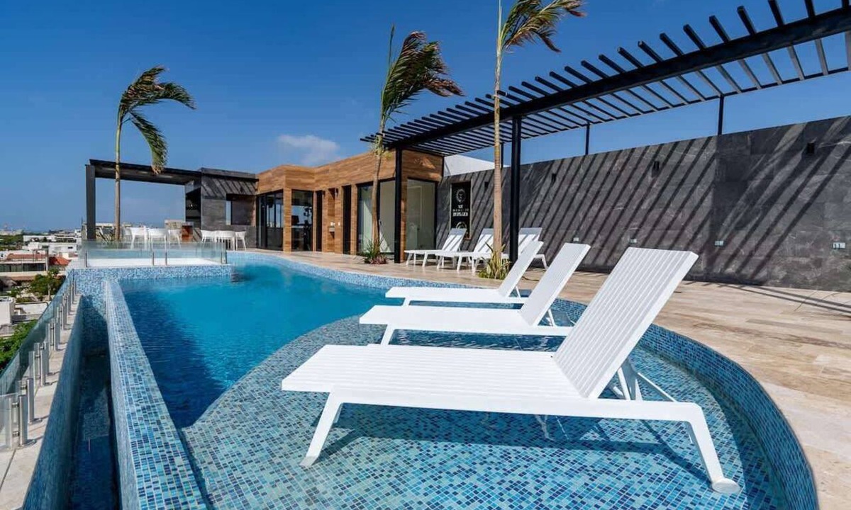 Zazil-ha Apartment | Rooftop Pool Apartment near Playa del Carmen