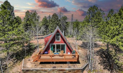 Divide House | Slope Summit Rustic A-Frame Cabin w Scenic Views
