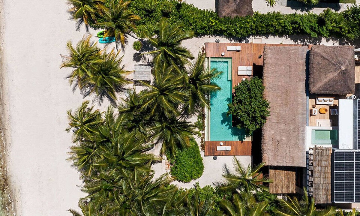 Soliman Bay Villa | Villa Naj Kan: 9BR Beachfront Escape w/Private Pool + AC Throughout near Tulum