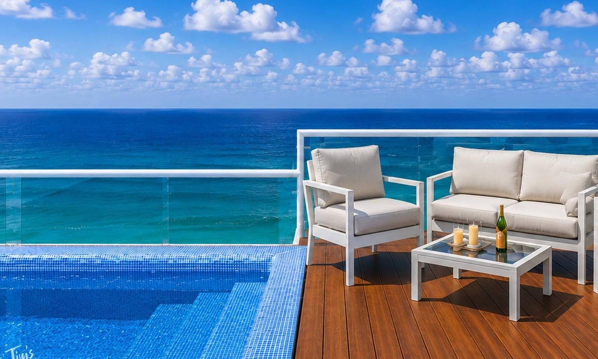 Zona Hotelera Condo | VRBO Premier Host – Private Pools - 6BR/5Bth – Beachfront – Penthouse Combo #204