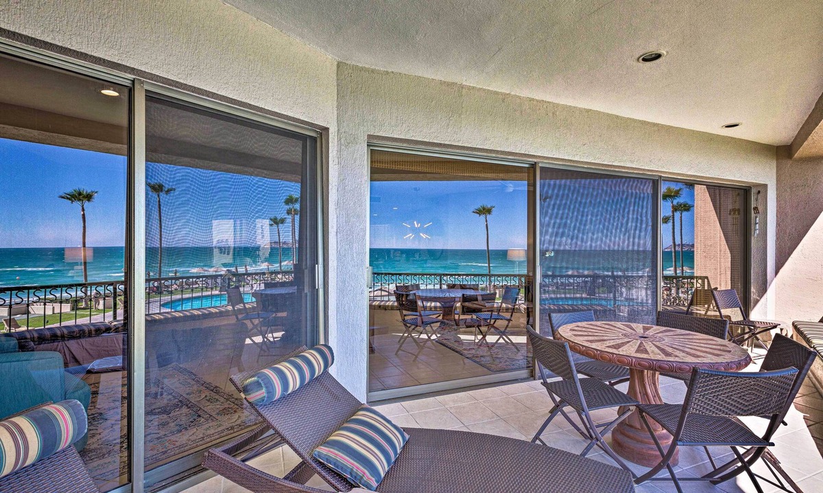 Puerto Penasco Apartment | Walk to Beach: Oceanfront Rocky Point Condo