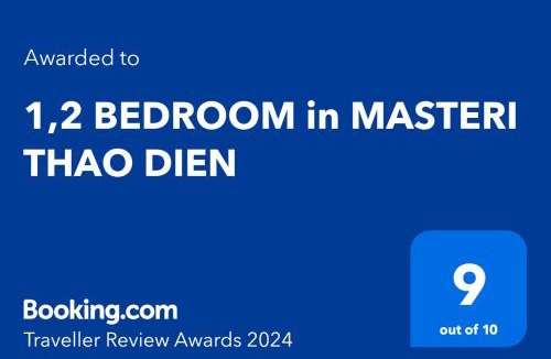Thao Dien Apartment | 1 BEDROOM in MASTERI THAO DIEN
