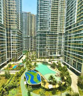 District 9 House | 2 Giường view Bể bơi Family Room with Pool view