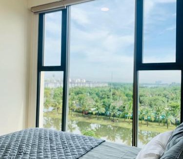 District 9 Apartment | 2 phòng ngủ Solari nhìn công viên liền kề Vincom Mega Mall