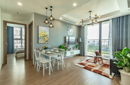 Tu Liem Apartment | 3 RB - King bed #Green Bay Hanoi near JW Marriott