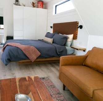 South Fork Ski Chalet | A-Frame Cliffside Studio Cabins