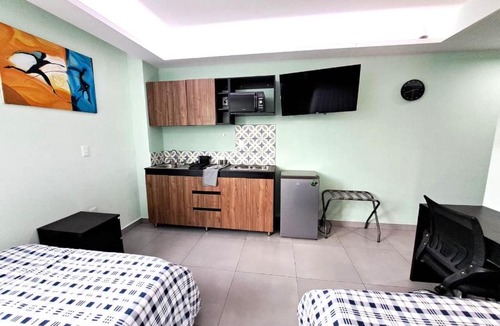 Cuautitlan Izcalli Apartment | A12 MAX Suite Cocina Terraza Empresas Equipos de Trabajo 1-2-3-4 PAX