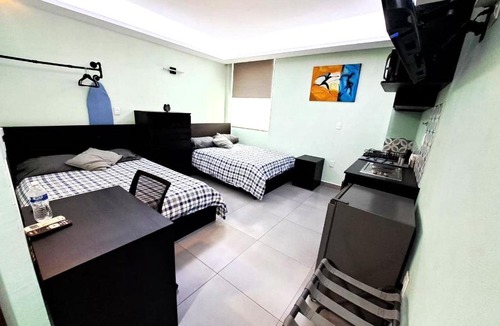 Cuautitlan Izcalli Apartment | A12 MAX Suite Cocina Terraza Empresas Equipos de Trabajo 1-2-3-4 PAX