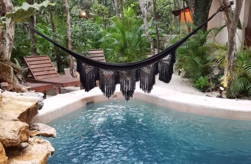 Chemuyil Apartment | Agua & Selva Luxury loft in the Mayan Jungle