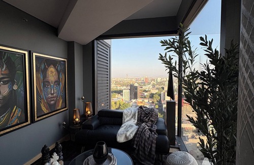 Zona Rosa Apartment | APARTMENT IN THE HEART OF MEXICO CITY WITH A PANORAMIC VIEW