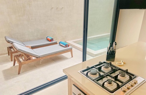 Bucerias Apartment | Arenka: 2BR w Private Pool & Sunset Rooftop