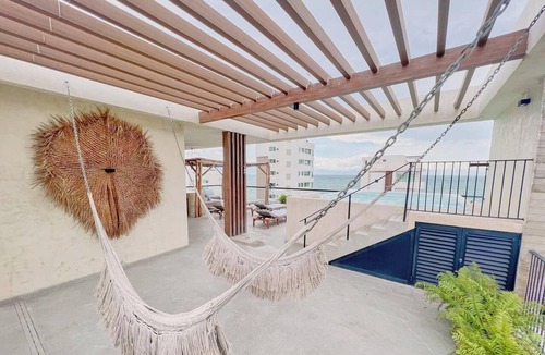 Bucerias Apartment | Arenka: 2BR w Private Pool & Sunset Rooftop