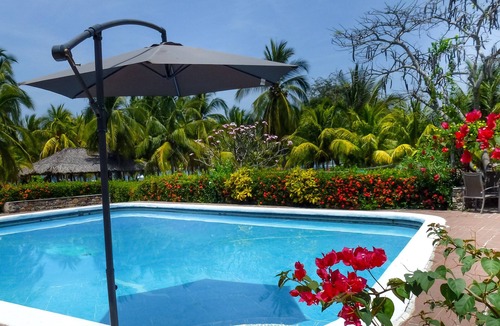 Barra de Potosi Villa | Beachfront Great Villa, private, full staffed, pool, sleeps 28, 8 bedrooms