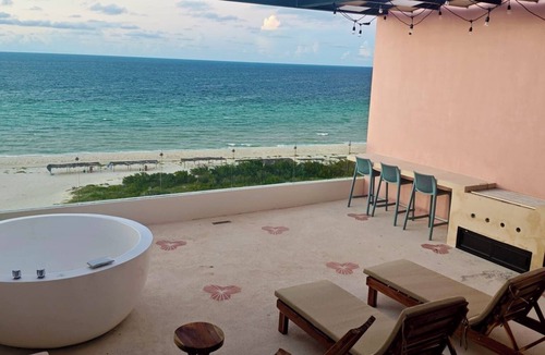 Sisal Apartment | Beachfront penthouse in Sisal - 2 bedrooms + private terrace/6 persons