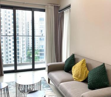 Tan Phu District Apartment | Căn hộ có Hồ bơi,khu vực BBQ ngoài trời,hồ cá chép