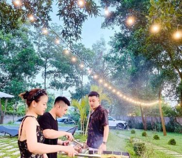 Soc Son Apartment | Căn nhà hiện đại free bể bơi riêng, pickleball