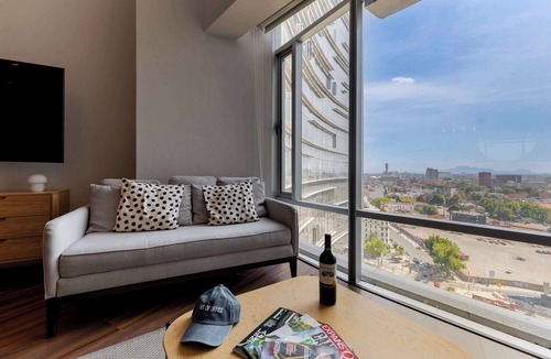 Cuauhtemoc Apartment | Capitalia | Refined Duplex | Full Gym & Security