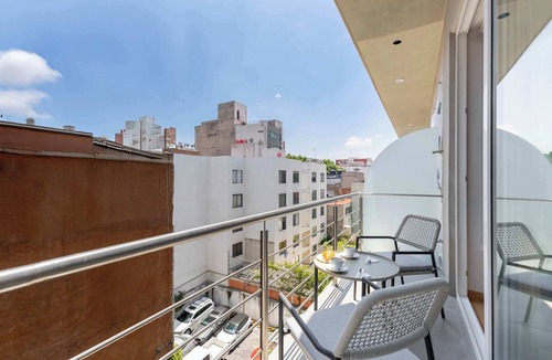 Reforma Apartment | Capitalia | Studio with Rooftop Jacuzzi & Parking