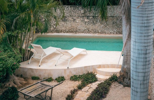 Barrio de Santiago House | Casa Kiiwik - Luxury Property with a Private Outdoor Pool and Parking in Central Merida