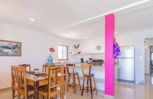 Colonia Meteorologico Apartment | Casa Perla Suite 2 : Caribbean Oceanfront 2 Bdrm w/rooftop dipping pool
