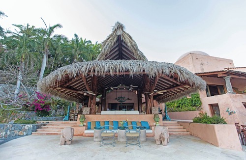 Zihuatanejo Villa | Casa Tomasina: Staffed Oceanfront Estate with Giant Infinity Pool + Views