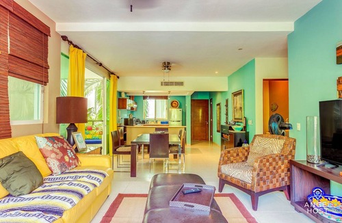Zazil-ha Condo | Central Condo: Pool, Steps to 5th Ave & Beach