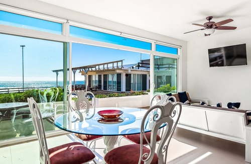 La Paloma Villa | Cheerful dog-friendly villa with beach views, outdoor pool, private patio, & AC