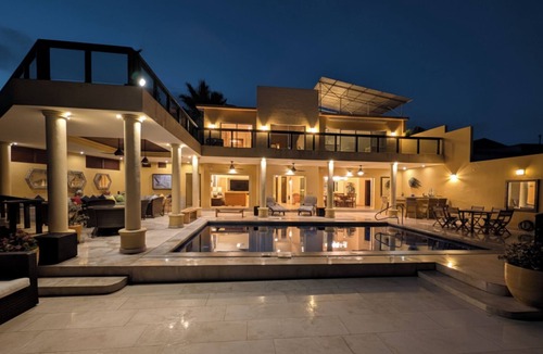 Peninsulas de Santiago Villa | Clifftop Luxury: 180° Ocean Views, Private Pool, Beach Access, Sleeps 12