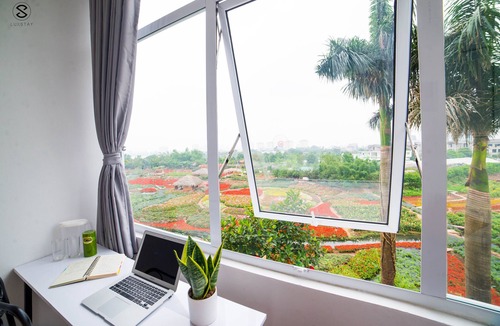 Quang An House | Colorful & Large Suite-Flower Valley view-Em Am Homestay