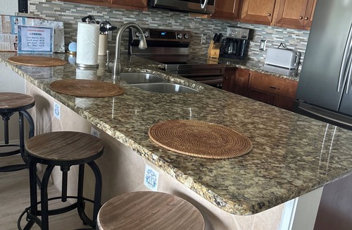 Crystal Beach Condo | Crystal Sands- Beachfront and sweeping Gulf views + Free Beach Service