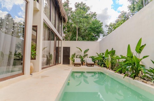 La Veleta House | Design Villa With Palapa Roofs, High Ceilings and 9 Meters private Pool