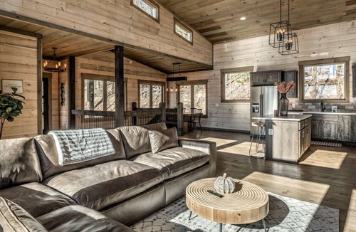 Morganton Cabin | Ella-Vation - Panoramic Mountain Views | Hot Tub | Pool Table