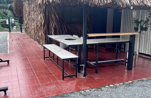 Ben Tre Cottage | Entire Private Modern Thatch 1-bedroom cottage in Bến Tre with WiFi, AC,Bikes