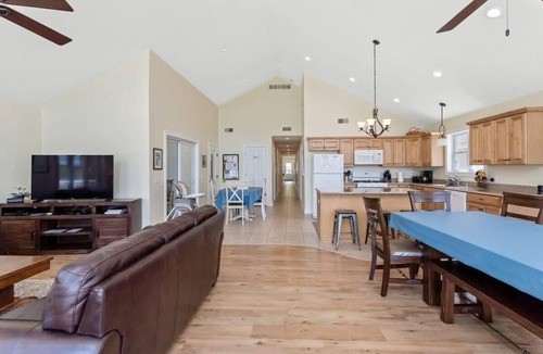 Kendall House | Expansive Lakefront Home with Private Dock & Canoe