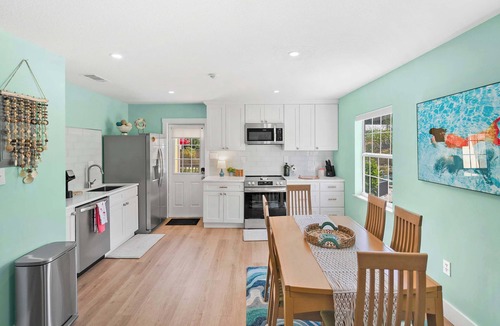Crescent Beach House | Fire Pit, Tropical Oasis, Steps to Beach, Patio
