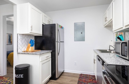Five Points South Condo | Five Points Getaway- Vulcan’s Hideout C1- King Bed