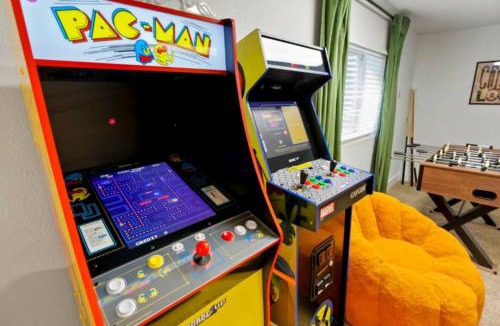 West Westminster House | Game Room Fire Pit Arcade Outdoor Dining